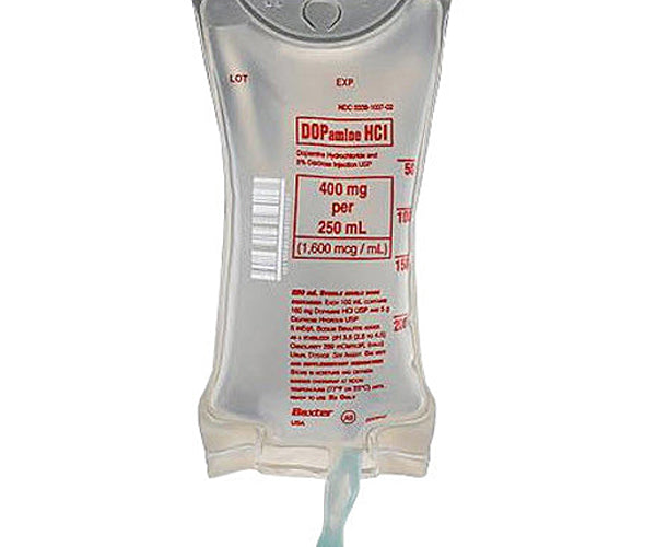 IV Bags, DOPamine Hydrochloride and 5% Dextrose Injection 250 mL IV Ba ...