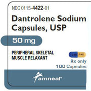 Dantrolene Sodium Capsules 50mg: Relieves muscle spasticity, treats malignant hyperthermia, improves mobility, and supports neuromuscular health.