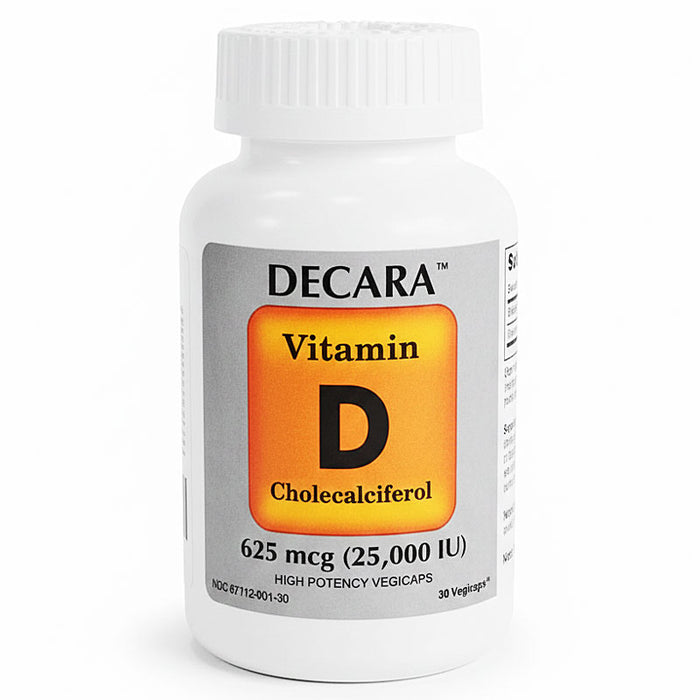 Decara Vitamin D Cholecalciferol 625 mcg by Medecor Pharma