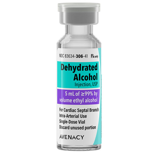 Dehydrated Alcohol Injection 5 mL Single-Dose Vial by Avenacy
