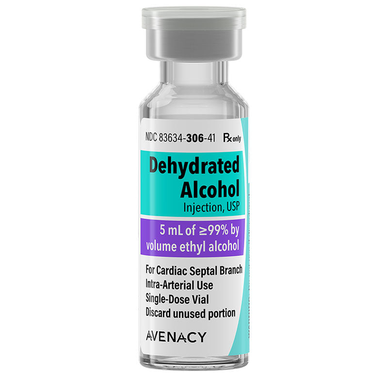 Dehydrated Alcohol Injection 5 mL Single-Dose Vial by Avenacy