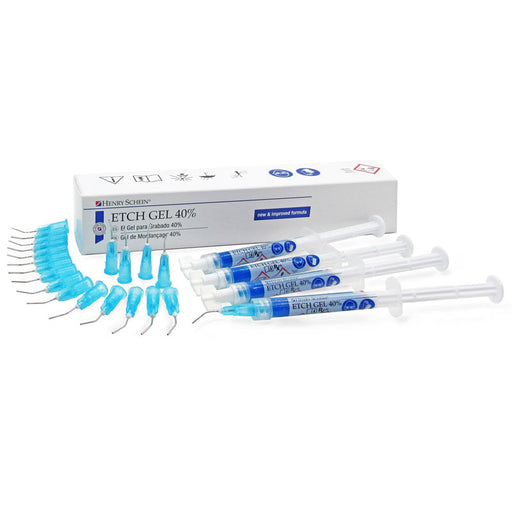 Dentin and Enamel Etching Gel 40% Phosphoric Acid 1.2 mL Syringe Kit