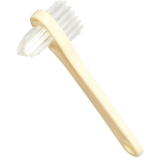 Denture Brush, Double Sided for effective oral care and thorough cleaning of dentures and oral appliances.