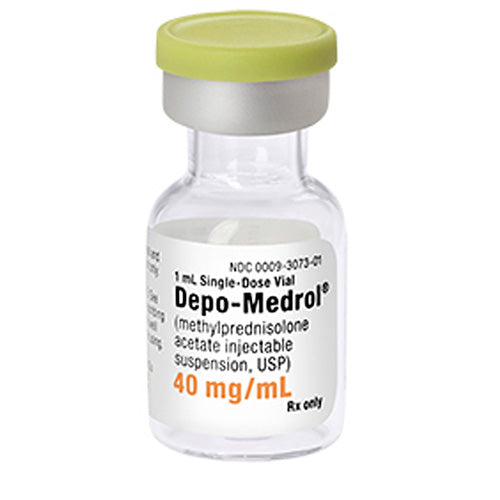 Pfizer Injectables Depo-Medrol for Injection 40 mg, 1 mL x 25/Pack  (Rx) | Mountainside Medical Equipment 1-888-687-4334 to Buy