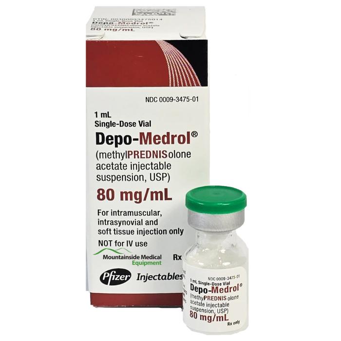 Depo-Medrol Injection 80 mg — Mountainside Medical Equipment