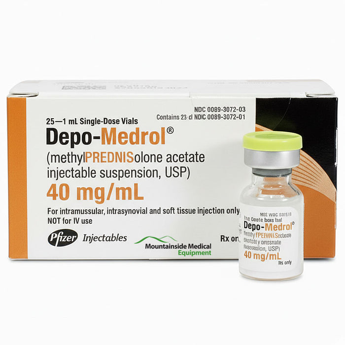 Depo-Medrol for Injection 40 mg, 1 ml x 25 Pack by Pfizer injectables. NDC 00009-3073-03