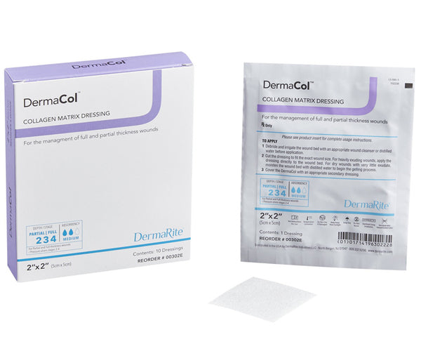 DermaCol Dressings: Healing Wounds, Burns & Ulcers — Mountainside Medical