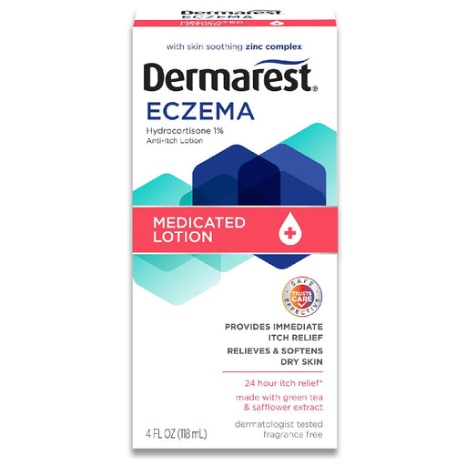 MedTech Dermarest Eczema Medicated Lotion Hydrocortisone Anti-Itch 4 oz | Mountainside Medical Equipment 1-888-687-4334 to Buy