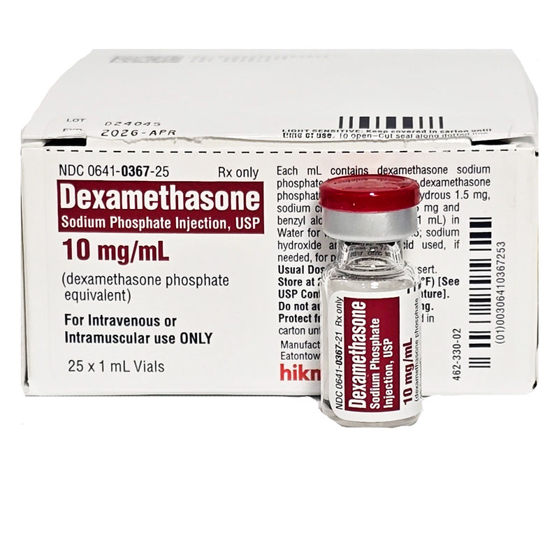Dexamethasone Injection 1 mL (Decadron Shot) by Hikma — Mountainside ...