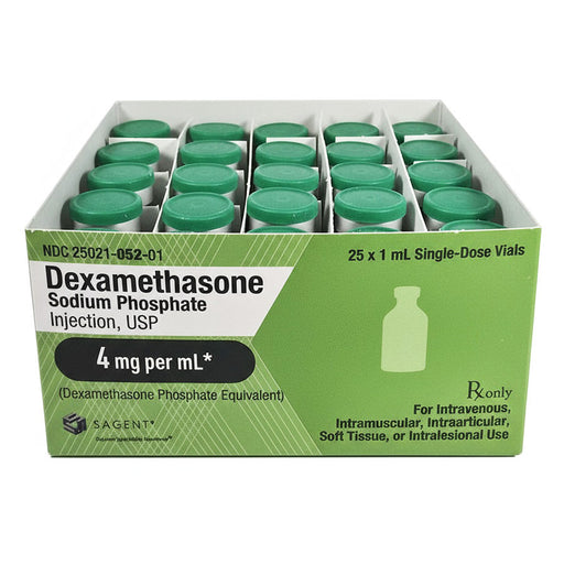 Dexamethasone Sodium Phosphate Injection 4 mg per mL by Sagent Pharmaceuticals 25021-0052-01