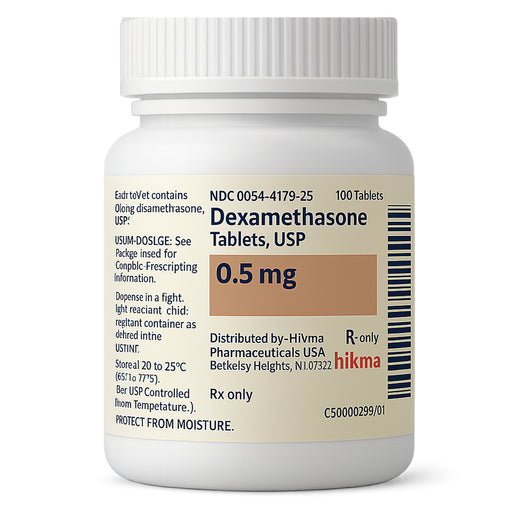 Dexamethasone Tablets 0.5 mg by Hikma 