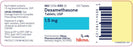Package Label for Dexamethasone Tablets 1.5mg by Hikma