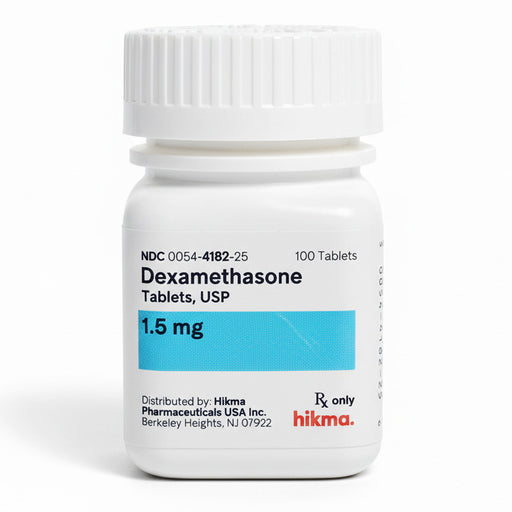 Dexamethasone Tablets 1.5 mg Hikma. NDC: 00054-4182-25