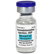 Dexmedetomidine Injection 400 mcg for sedation; precise dosing ensures effective anxiety and pain management in clinical settings.