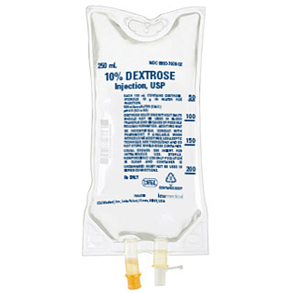 Mountainside Medical Equipment | Caloric Agent, Dextrose, Dextrose 10% in Water, doctor-only, ICU Medical, Intravenous, Iv Bags, Iv Solution, Treat a Diabetic Insulin Reaction