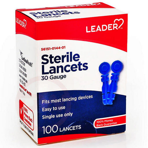 Diabetes Finger Stick Lancets, Super Thin 30 Gauge