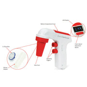 Diagram of Diamond SeroFlow Plus Motorized Serological Pipette Controlle