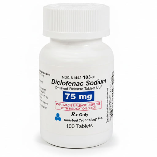 Diclofenac Sodium 75 mg Tablets by Carlsbad Technology