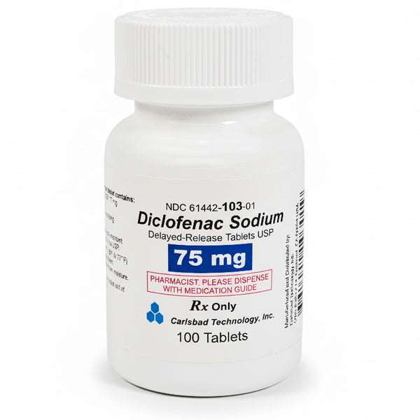 Declophen 75 Diclofenac Sodium 75 mg Tablets by Carlsbad Technology — Mountainside ...