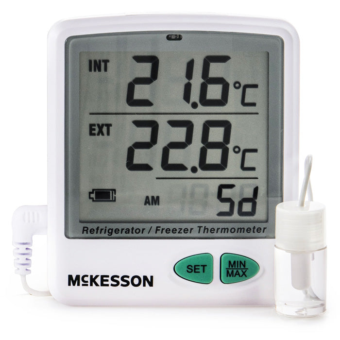 Digital Refrigerator - Freezer Thermometer Data Logger, Alarm ...