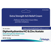 Anti-Itch Diphenhydramine HCl and Zinc Acetate Cream 0.1%, Maximum Strength 