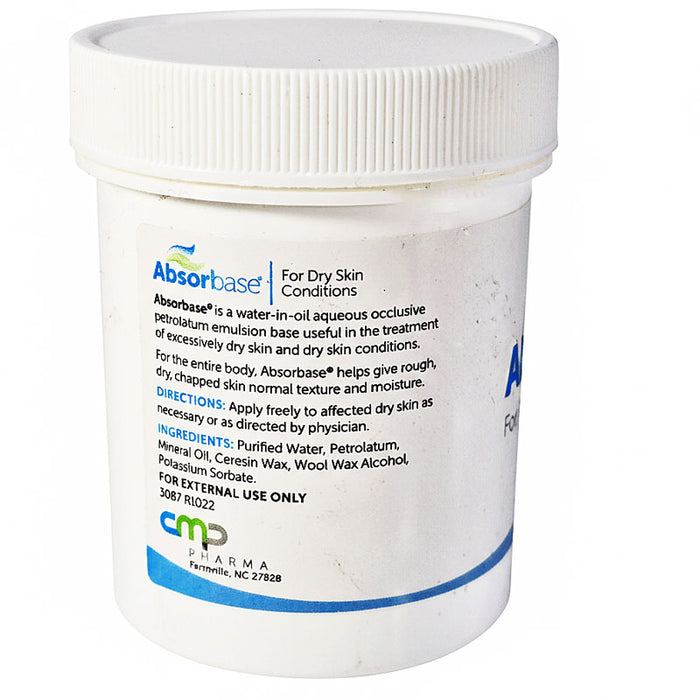 Directions and Instructions for Absorbase Topical Ointment 114 gram Jar by CMP Pharma
