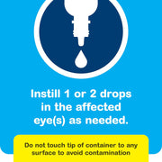 Directions on How to use Advanced Dry Eye Relief Lubricating Eye Drops