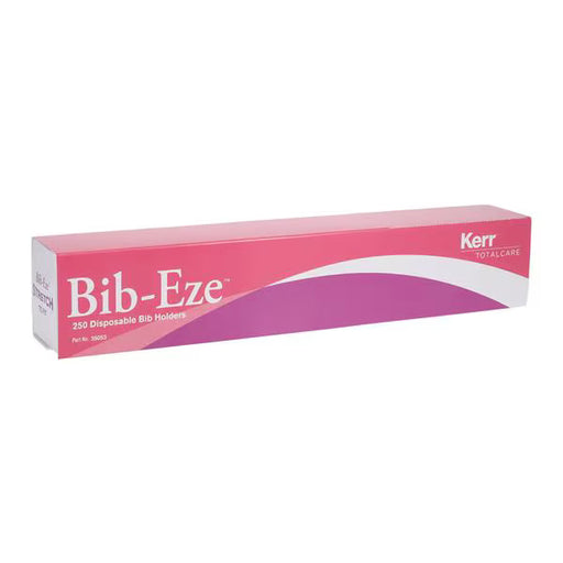 Disposable Bib Holders by Bib-Eze, White Plastic, 250/Pack by Keri Dental