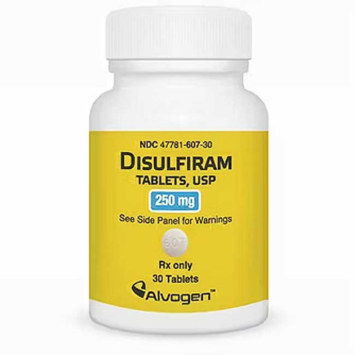 Disulfiram Tablets 250 mg by Alvogen Pharmaceuticals (RX) Default Title