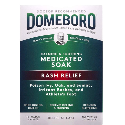 Buy Bayer Healthcare Domeboro Astringent Solution Itch Relief Powder Packets 12 Count  online at Mountainside Medical Equipment