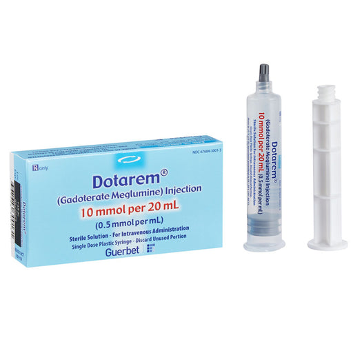 Dotarem Gadoterate Meglumine Injection 0.5 mmol/mL Prefilled Syringe 20 mL