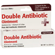 Double Antibiotic First Aid Ointment Bacitracin Zinc & Polymyxin B Sulfate: Effective infection prevention for cuts and wounds.