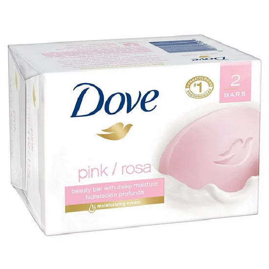 Buy Unilever Dove Pink Beauty Bar Soap with Deep Mositure 2-Pack  online at Mountainside Medical Equipment