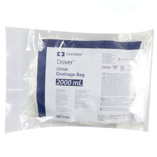 Package of Dover Drainage Bag with Anti-Reflux Barrier by Cardinal 6206