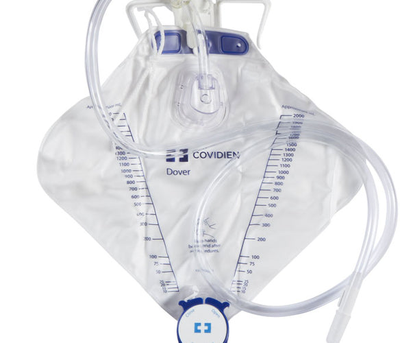 Dover Urinary Drainage Bag 2000 mL Large Capacity — Mountainside Medical