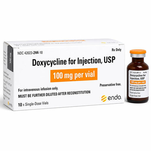 Doxycycline injection 100 mg/10mL Powder Vials 10/Box