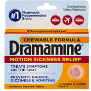Buy MedTech Dramamine Chewable Tablets for Motion Sickness Relief 8 Count  online at Mountainside Medical Equipment