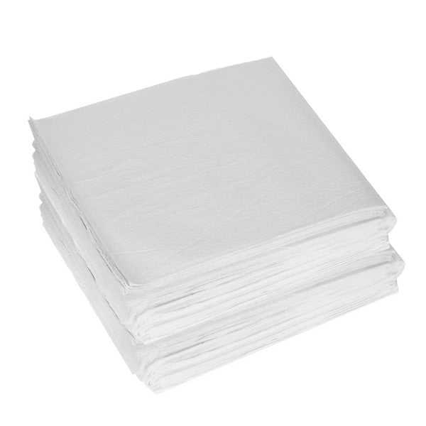 Drape Sheets 2 Ply White Tissue 40 x 48 inches, 100 Per Case