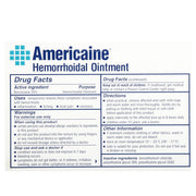 Drug Fact Information for Americaine Hemorrhoidal Ointment Maximum Strength