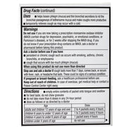 Drug facts for Mucinex Children’s Cough and Chest Congestion Relief Mini-Melts, guiding effective respiratory and cold symptom management.