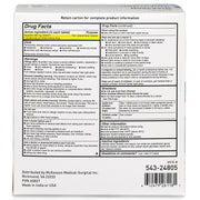 Drug Facts Panel for Ibuprofen 200 mg Unit Dose Pain Relief Tablets  by McKesson