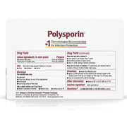 Drugs Facts Panel for Polysporin First Aid Antibiotic Ointment