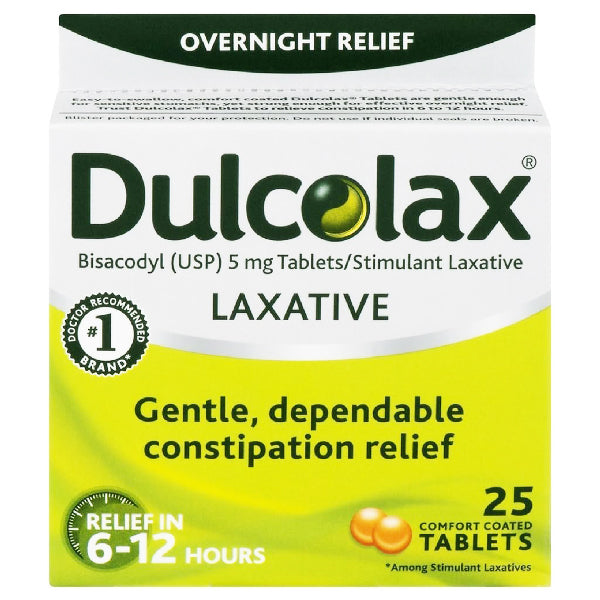 Chattem Dulcolax Gentle Overnight Relief Laxative, Easy-to-Swallow Tablets | Buy at Mountainside Medical Equipment 1-888-687-4334