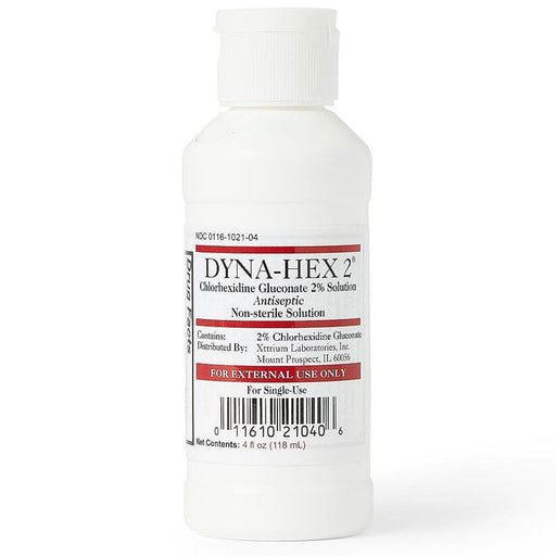 Dyna-Hex 2 CHG Antiseptic Solution with Chlorhexidine Gluconate 2%, 118 mL