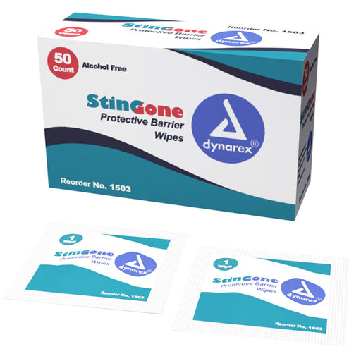 Dynarex 1503 Stingone Skin Protective Barrier Wipes