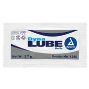 Box of 144 sterile 3-gram lubricating jelly packets, used for medical or personal applications, packaging shown.