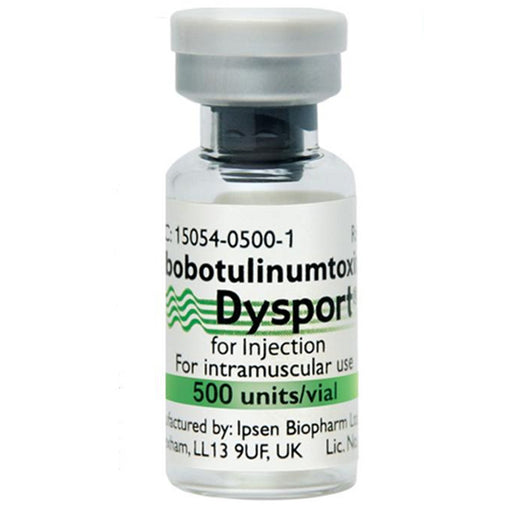 Ipsen Biopharmaceuticals Dysport (AbobotulinumtoxinA injection 500 Units Powder Vial | Mountainside Medical Equipment 1-888-687-4334 to Buy
