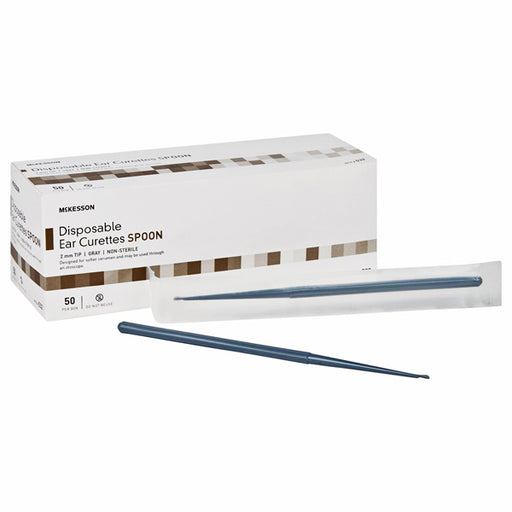 Ear Curette with Grooves 2 mm Size with Spoon Cup Tip