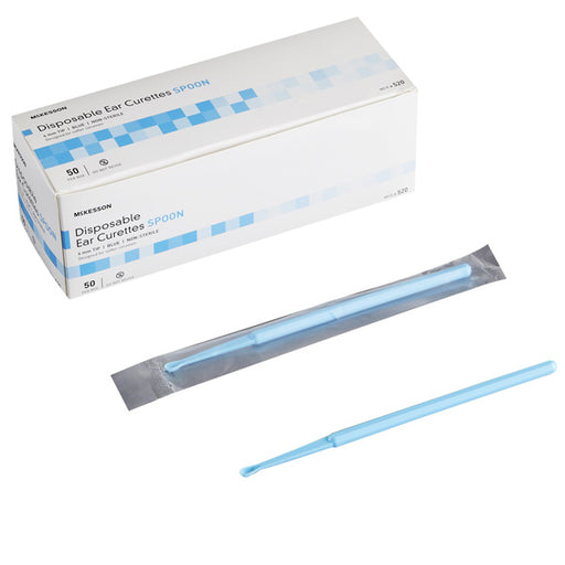Ear Curette with Grooves 4mm Curved Tip, Disposable