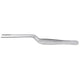 Ear Forceps Lucae 5.5 Inch, Thumb Handle Straight Serrated Tips, Stainless Steel